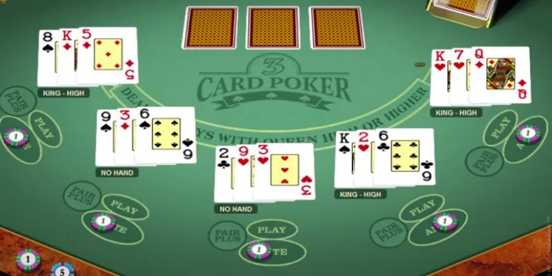 Tìm hiểu cách chơi Three Card Poker chi tiết