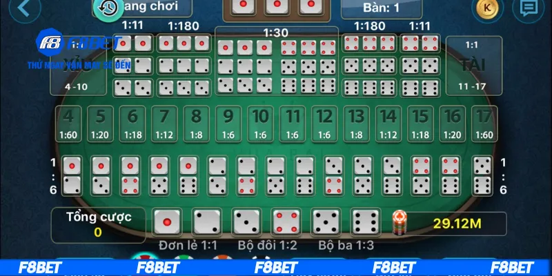 Luật chơi tài xỉu với nhiều biến thể